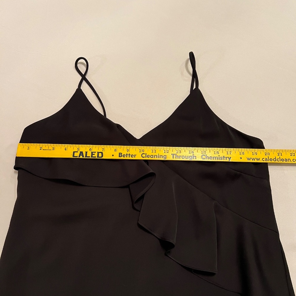 Elliatt Slip Little Black Dress with Ruffle Black Sz XL - Picture 10 of 11
